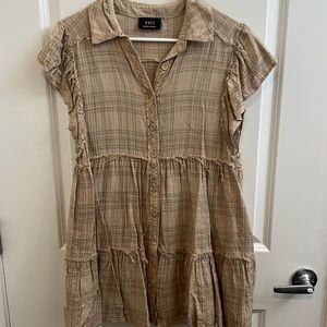 Vici tan babydoll dress - size x-small